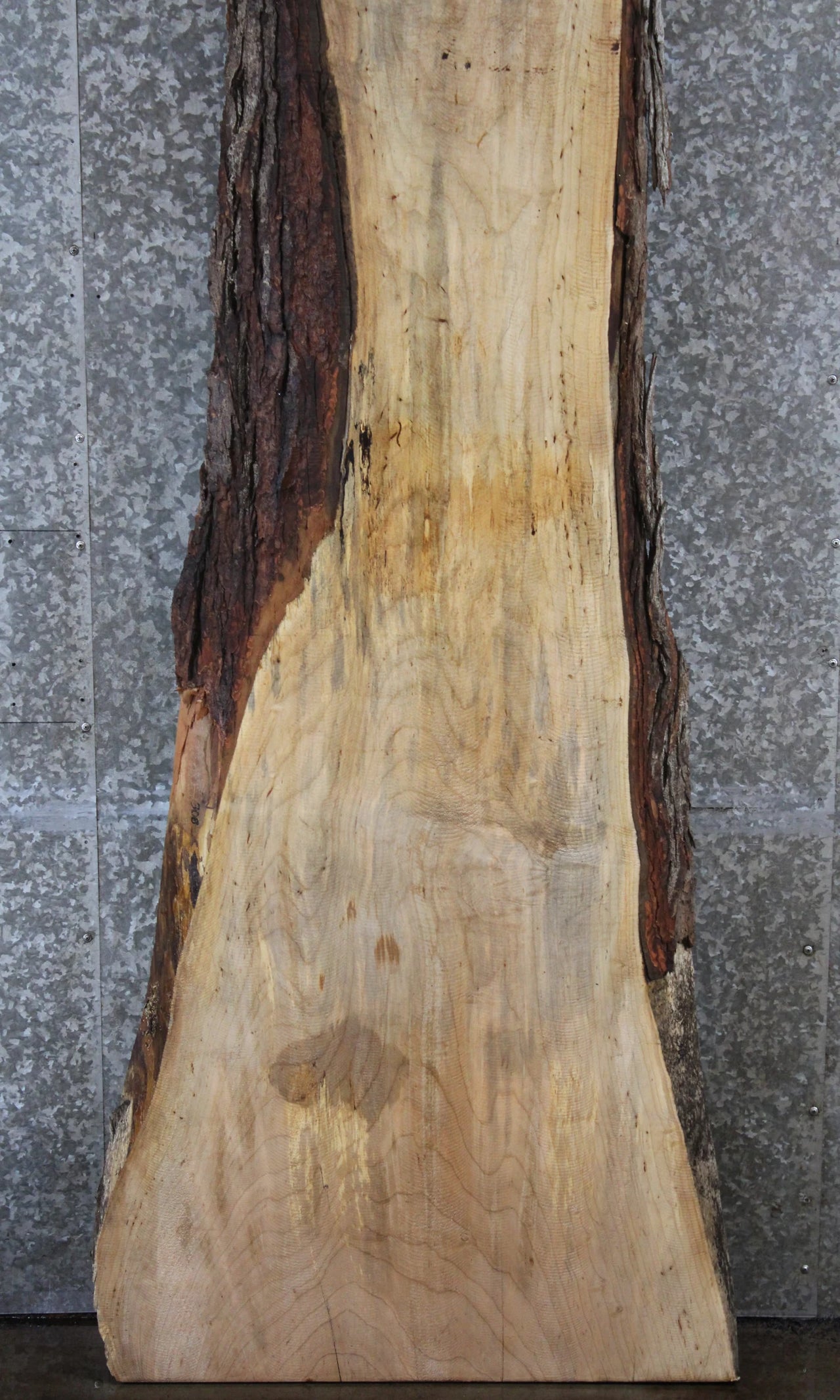 Salvaged Live Edge Maple Bar Top Slab 308