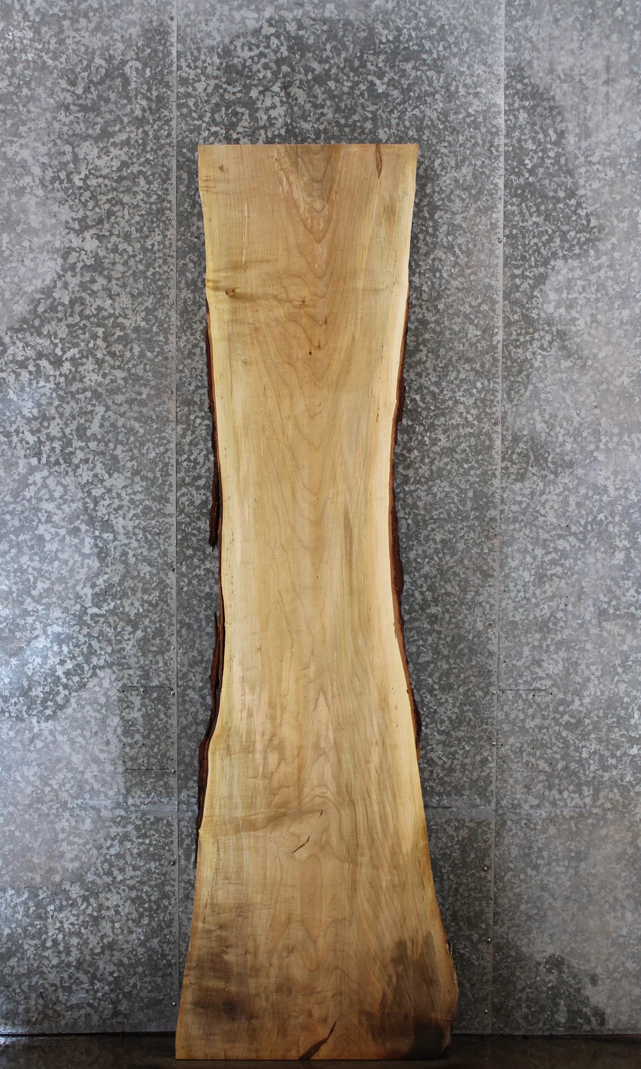Salvaged Live Edge Maple Bar Top Slab 308