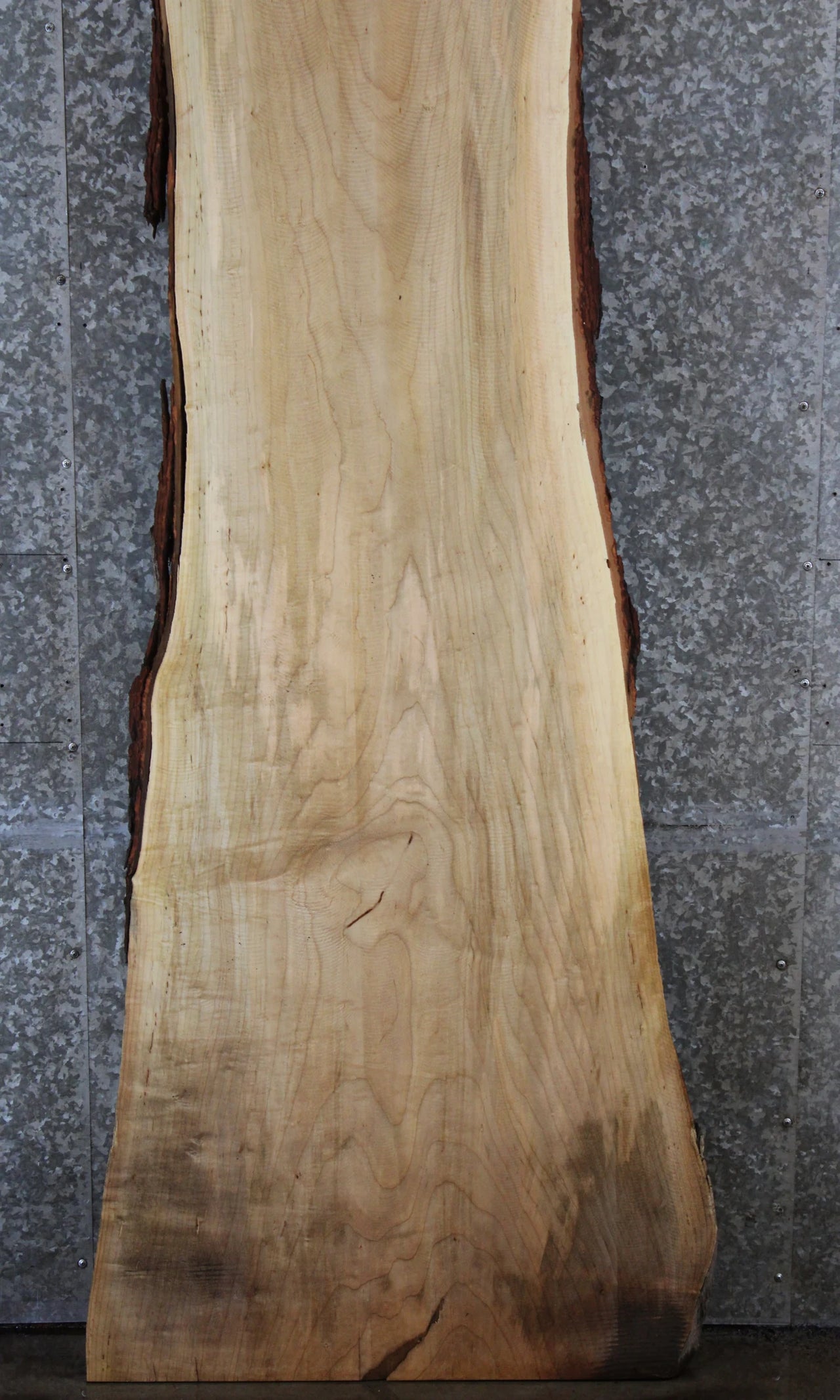 Salvaged Live Edge Maple Bar Top Slab 308