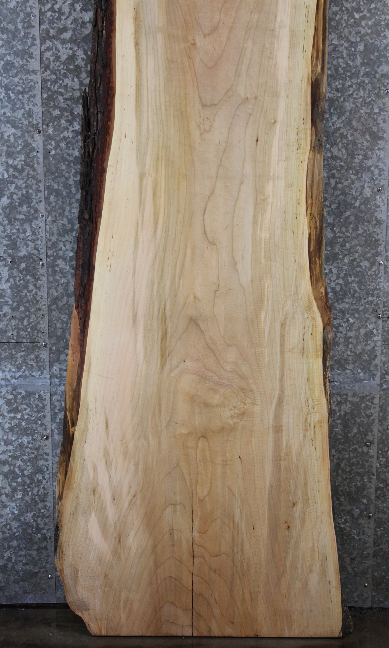 Salvaged Live Edge Maple Office Desk Top Slab 30