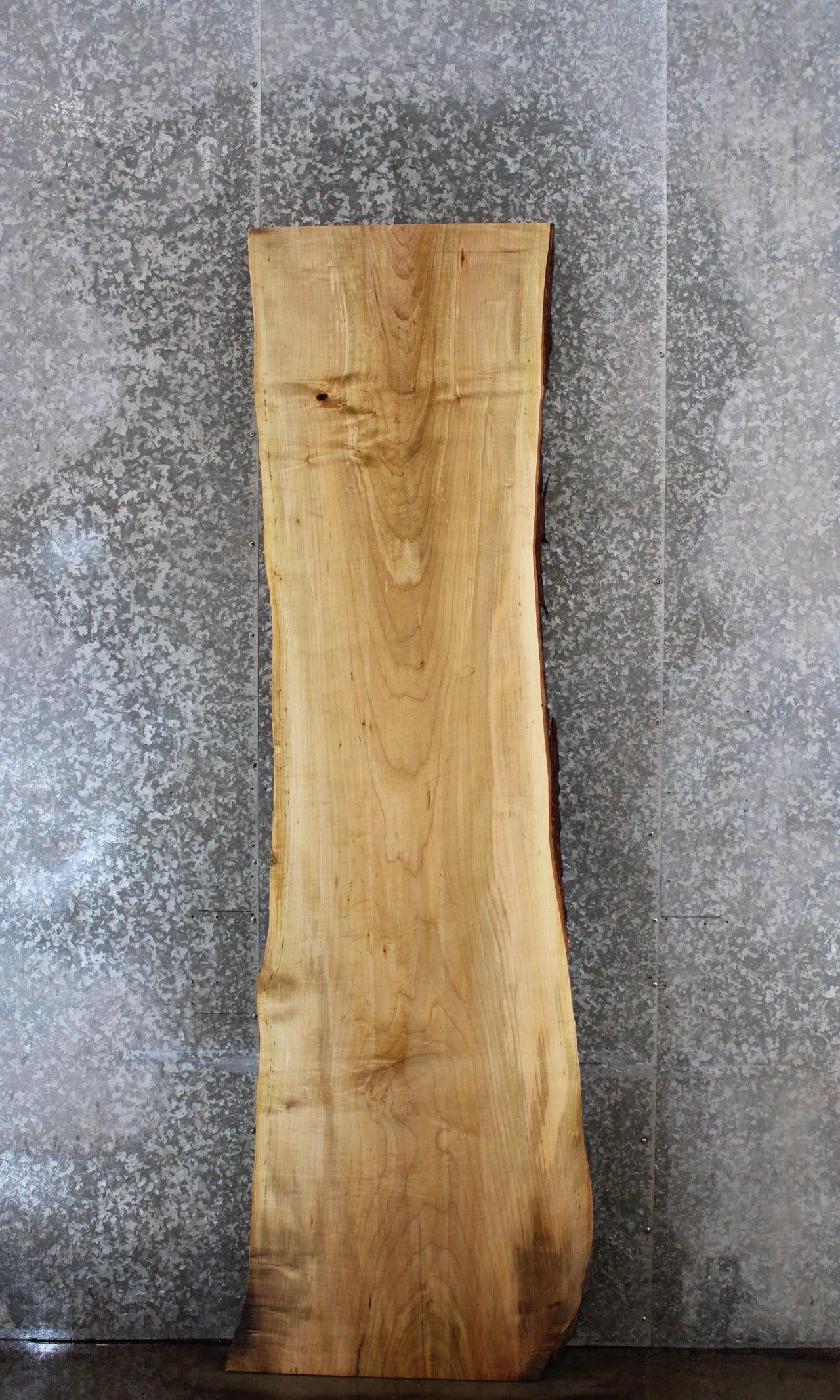 Salvaged Live Edge Maple Office Desk Top Slab 30