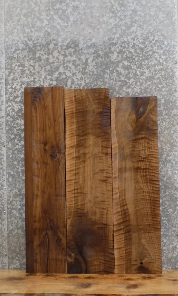3- Kiln Dried Salvaged Black Walnut Craftwood/Lumber Boards # 32854,32927-32928