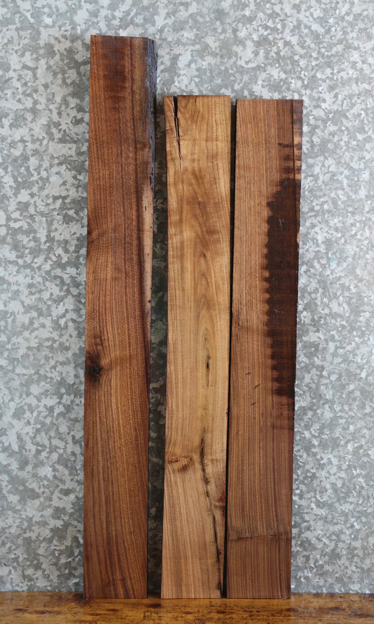 3- Rustic Black Walnut Lumber Boards/Craft Pack 32861