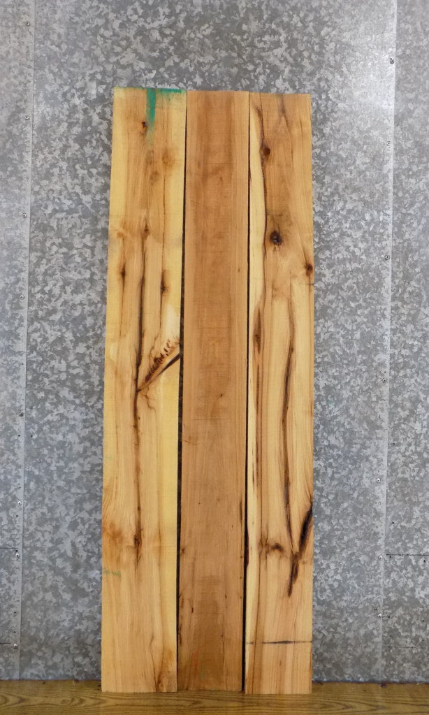 3- Kiln Dried Hickory Salvaged Lumber Boards/Craft Pack 32995