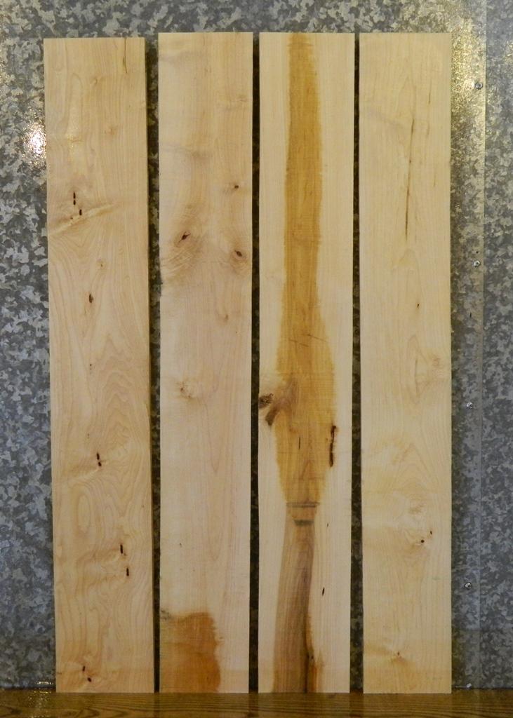 4- Reclaimed Kiln Dried Rustic Maple Lumber LSWS09 33063-33066