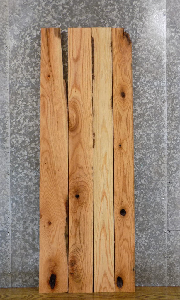 4- Salvaged Red Oak Lumber Boards/Wall/Book Shelf Wood Slabs 33130