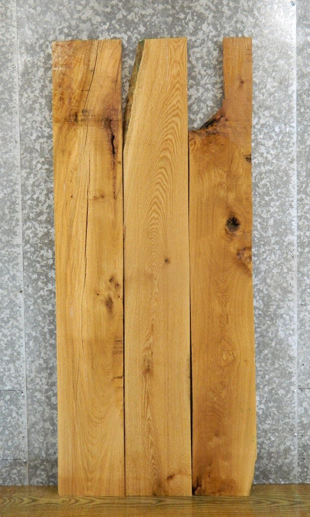 3- Kiln Dried Red/White Oak Salvaged Craft Pack/Lumber Boards 33165
