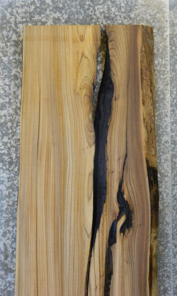 2- Live Edge Elm River Table Top/Split Board Slab Halves CLOSEOUT 373