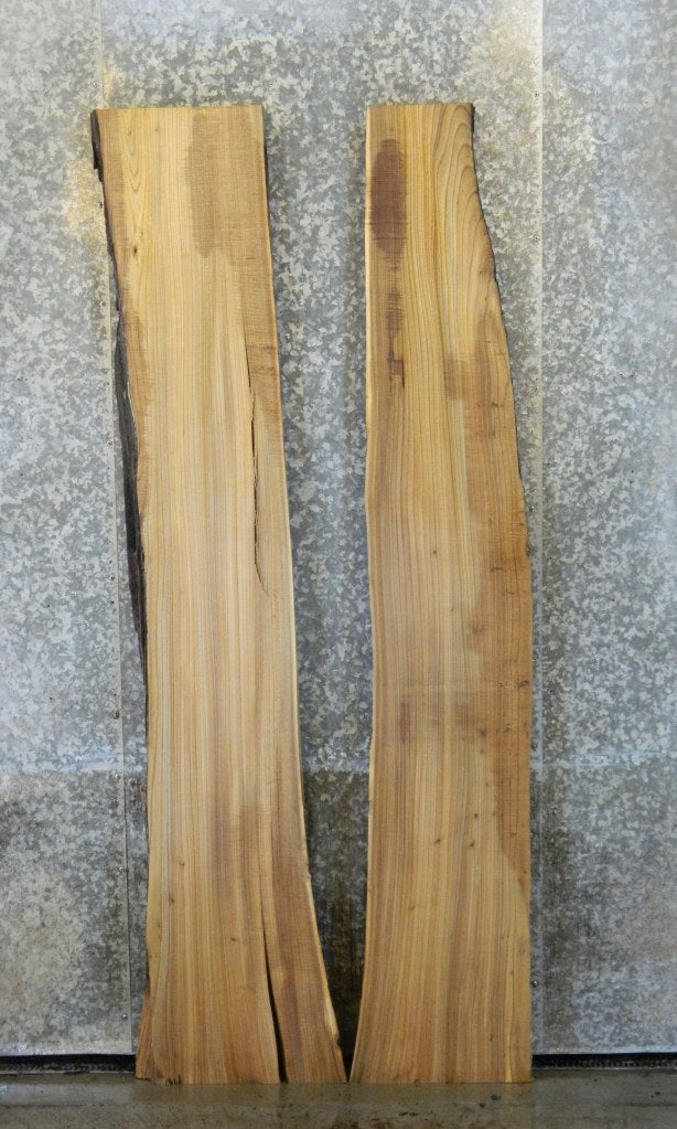 2- Live Edge Elm River Table Top/Split Board Slab Halves CLOSEOUT 373
