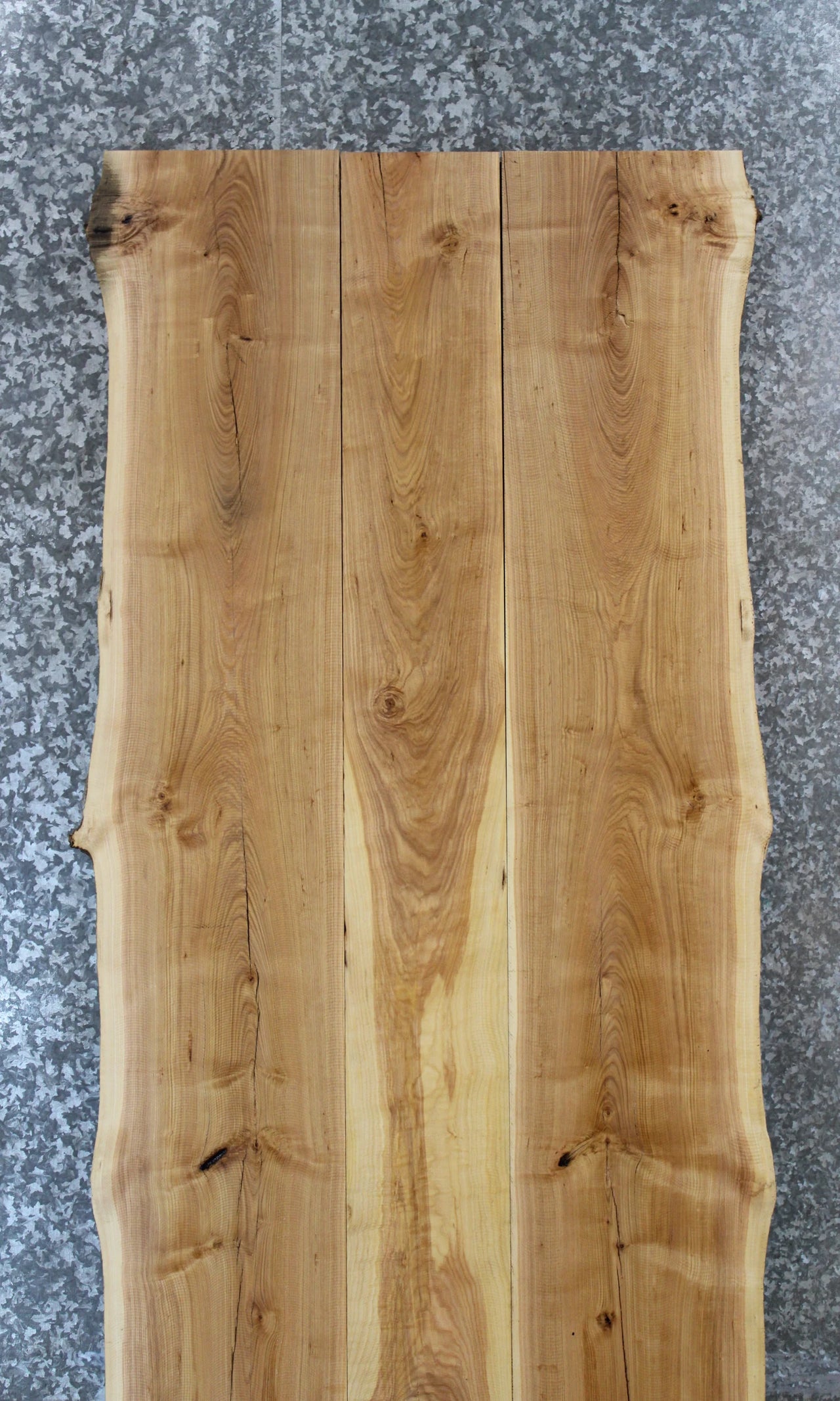 3- Live Edge Ash Conference Table Top Set, Wood Table Top 374-376