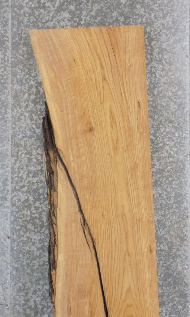 Rustic Partial Live Edge Ash Epoxy Project/Bar Top Slab 38
