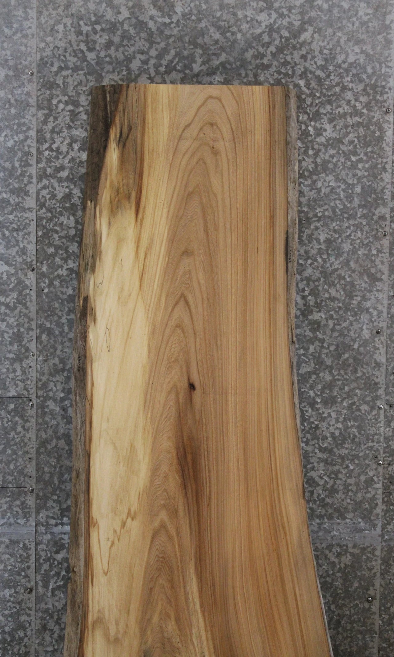 Rustic Elm Live Edge Wood Slab, Desk Top/Bar Top Slab 39022