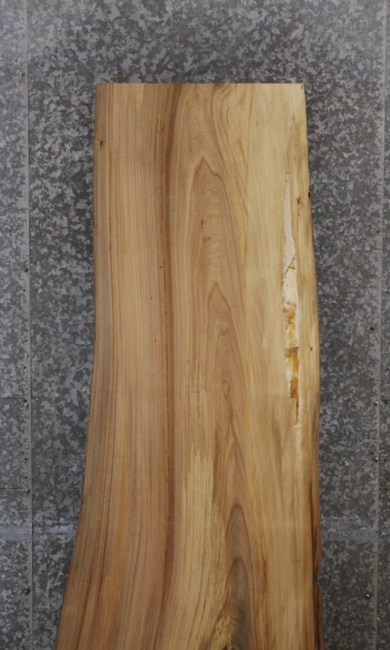 Rustic Elm Live Edge Wood Slab, Desk Top/Bar Top Slab 39022