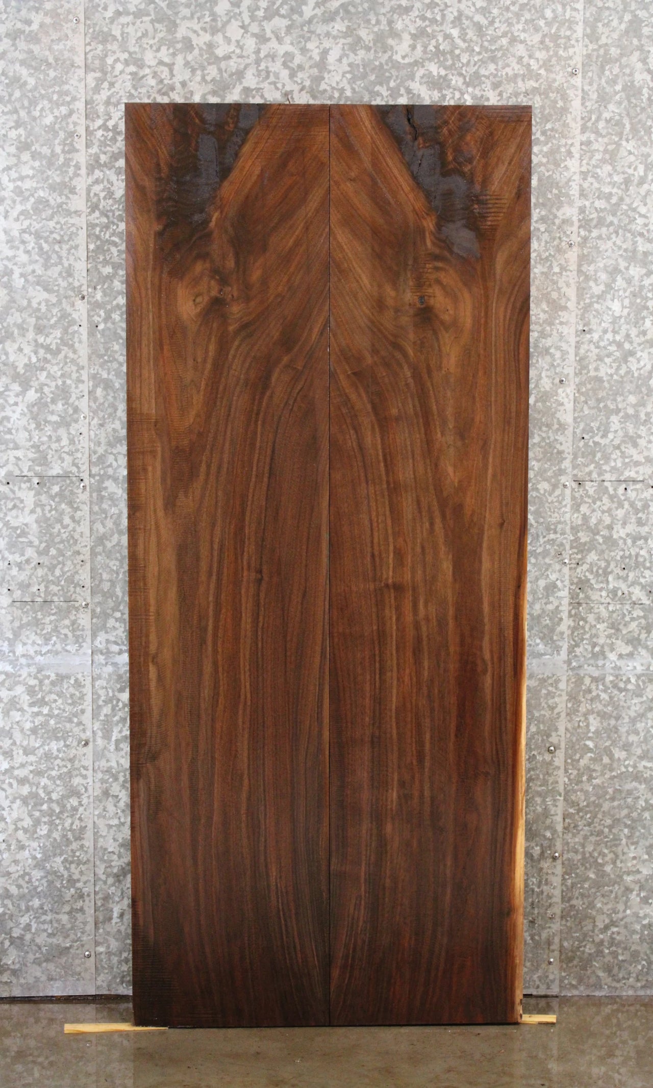 2- Black Walnut STRAIGHT EDGE Dining Table Top, Solid Wood 39025