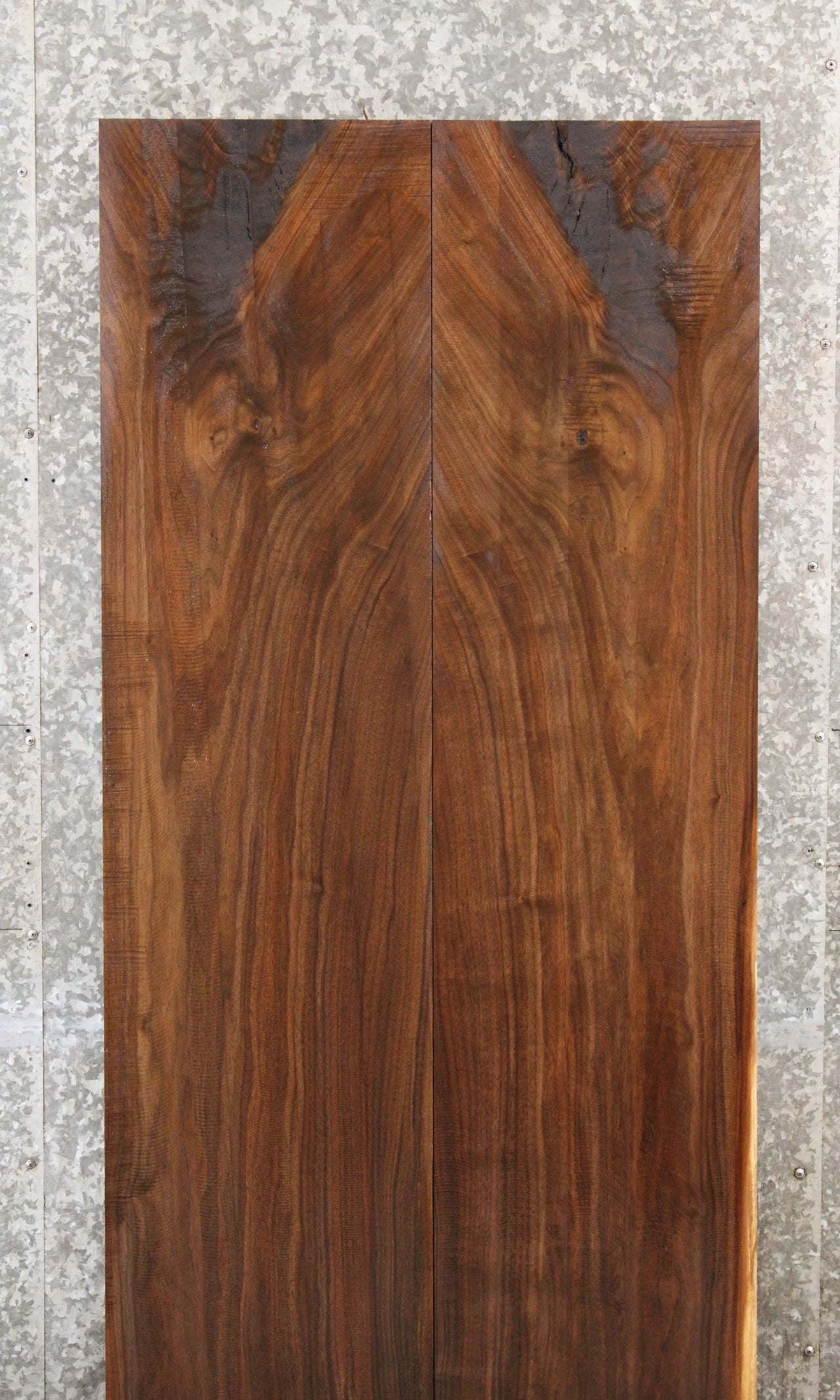 2- Black Walnut STRAIGHT EDGE Dining Table Top, Solid Wood 39025