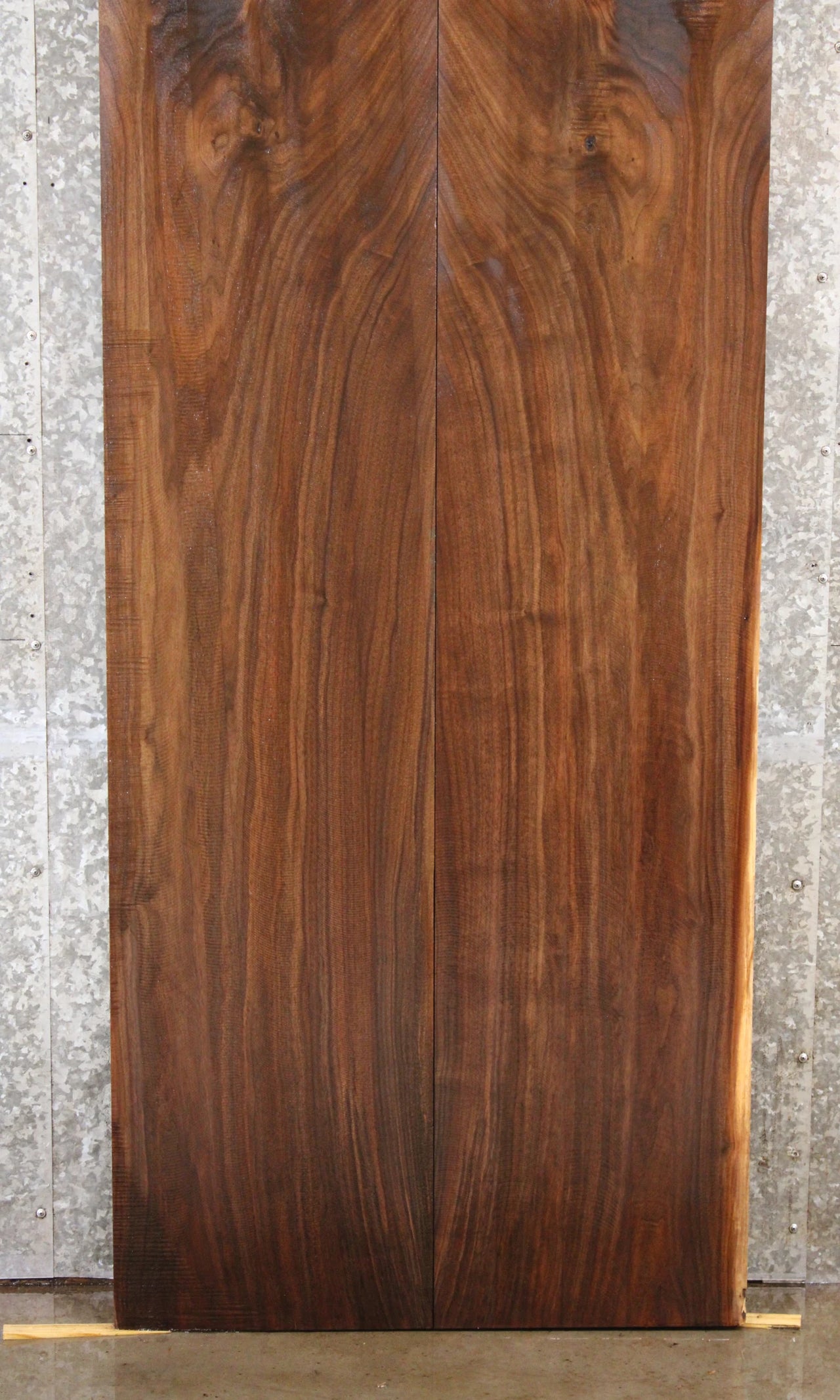 2- Black Walnut STRAIGHT EDGE Dining Table Top, Solid Wood 39025
