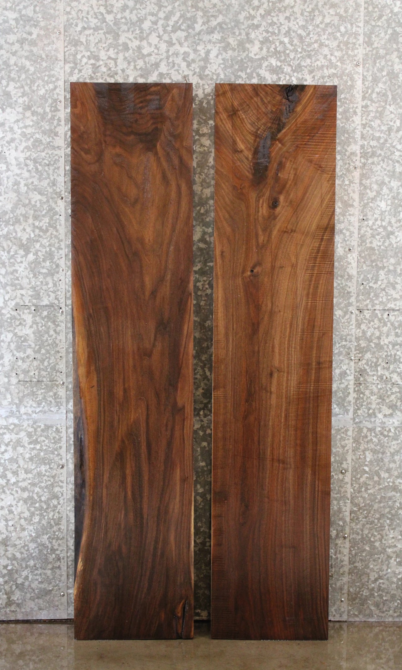 2- Black Walnut STRAIGHT EDGE Dining Table Top, Solid Wood 39025