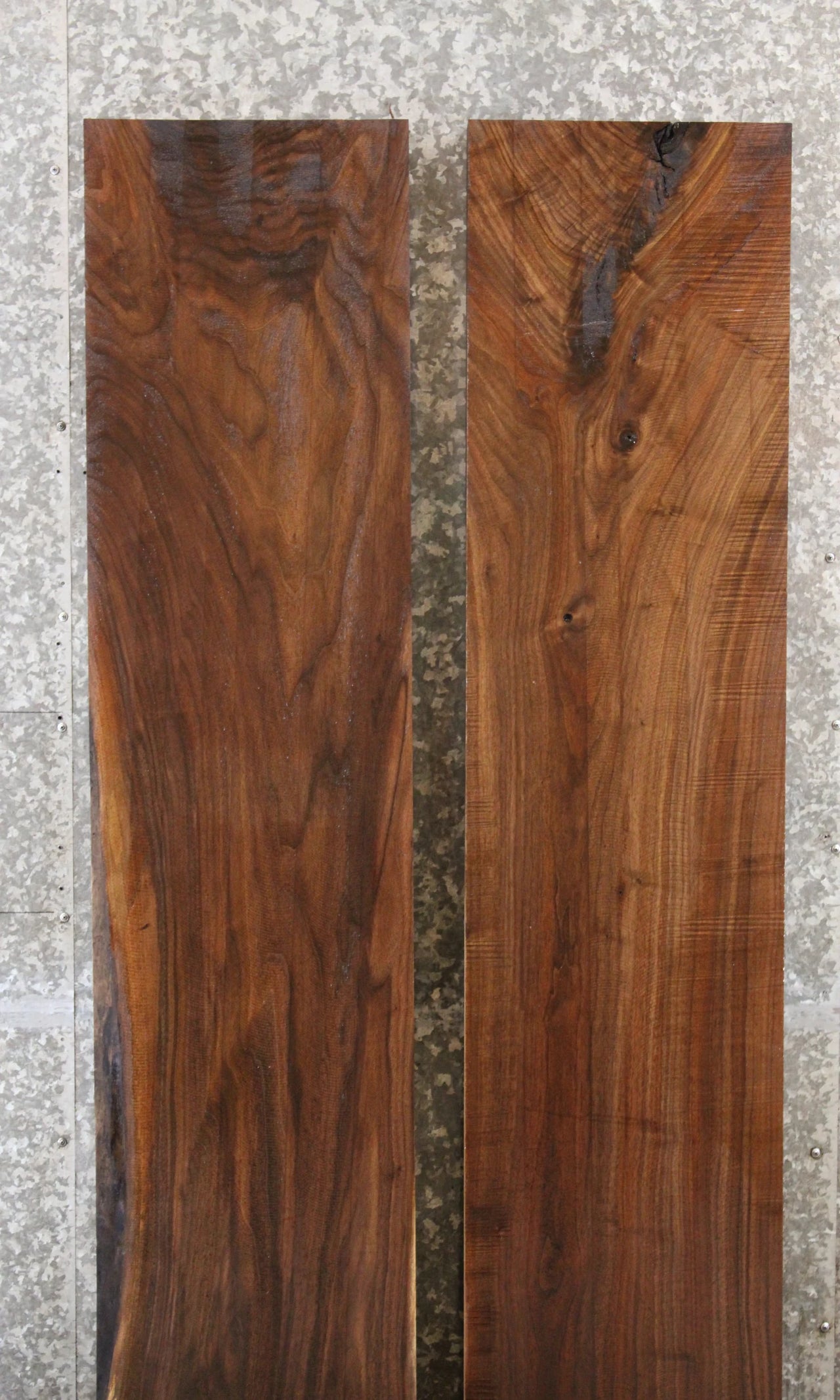 2- Black Walnut STRAIGHT EDGE Dining Table Top, Solid Wood 39025