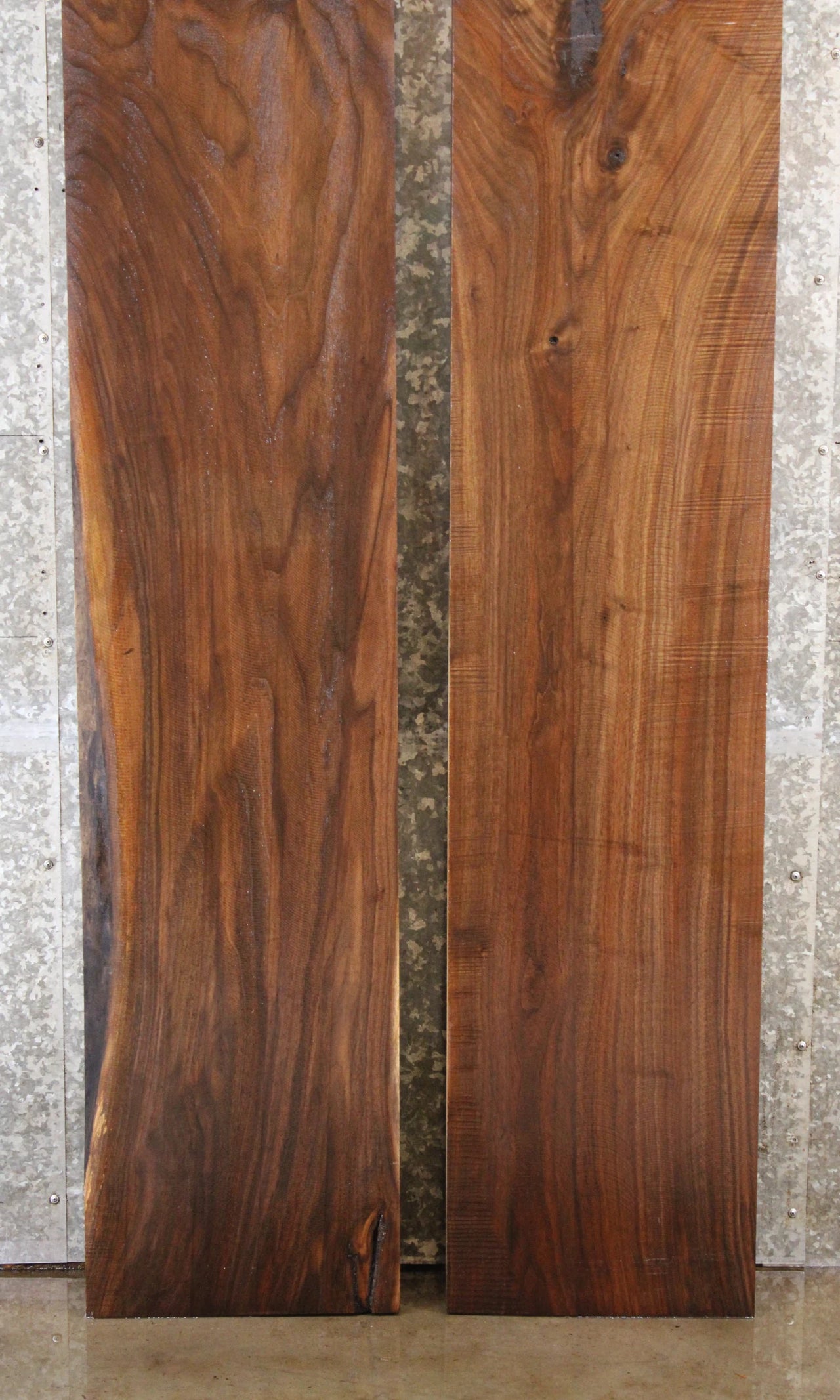 2- Black Walnut STRAIGHT EDGE Dining Table Top, Solid Wood 39025