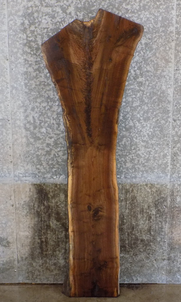 Natural Edge Figured Black Walnut Sofa Table Top, Bar Top Slab 39028