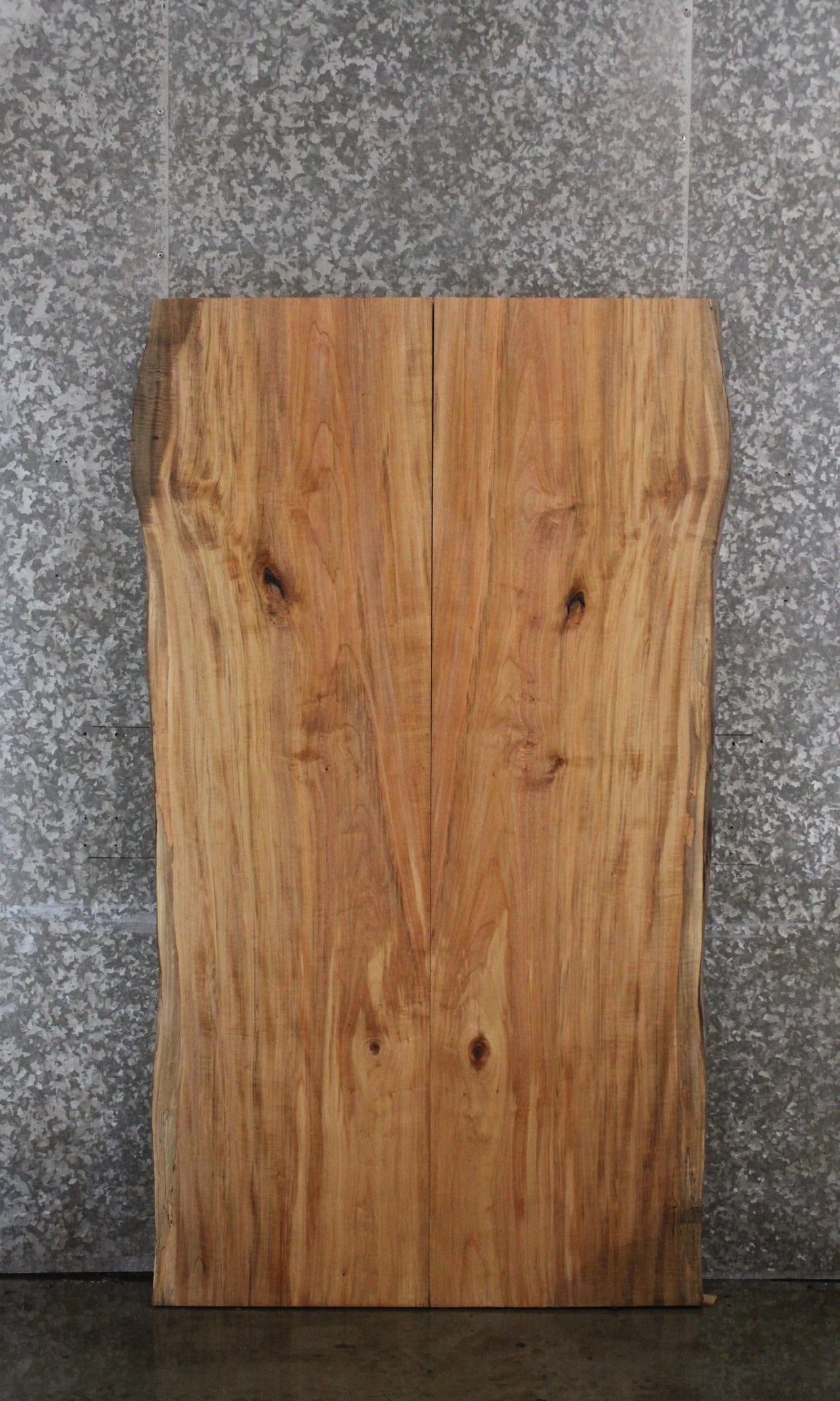 2- Spalted Maple Live Edge Book Match Dining Table/Bar Top Slabs 39039
