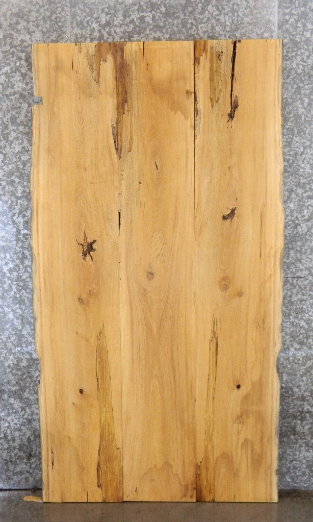 3- Live Edge Bookmatched Hackberry Kitchen Table Slab Set 39044-39046