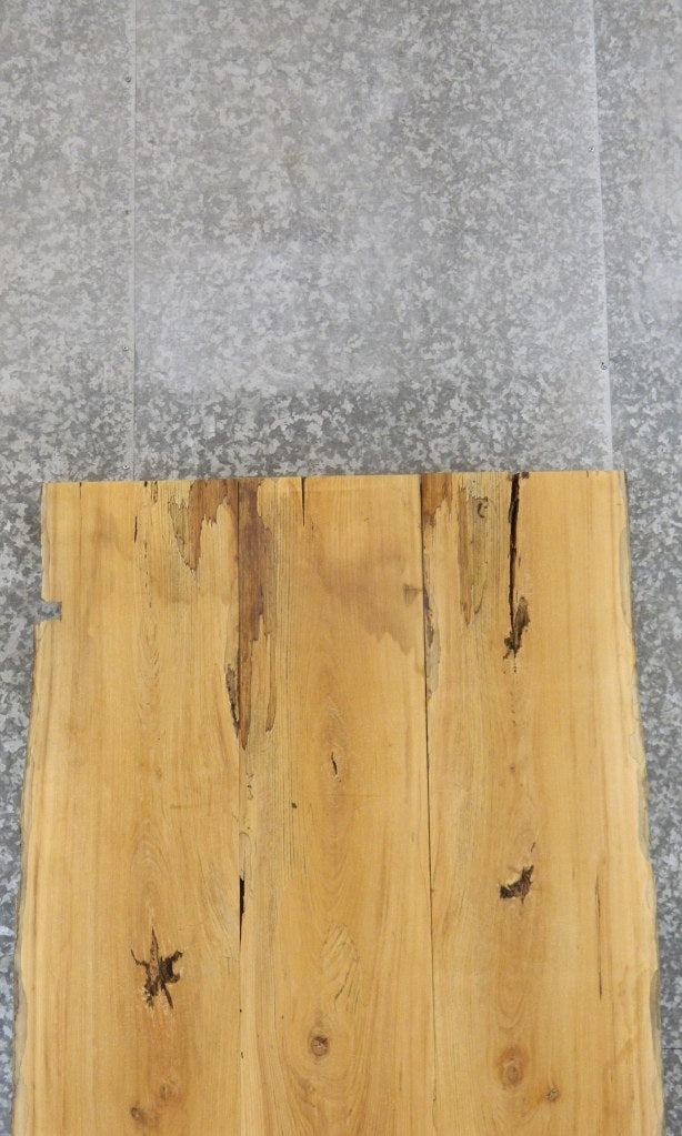 3- Live Edge Bookmatched Hackberry Kitchen Table Slab Set 39044-39046