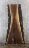 Thumbnail for Live Edge Black Walnut Bar Top Slab, Rustic Bark 39053