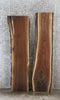 Thumbnail for 2- Black Walnut Live Edge River Table/Bench Slabs 39056