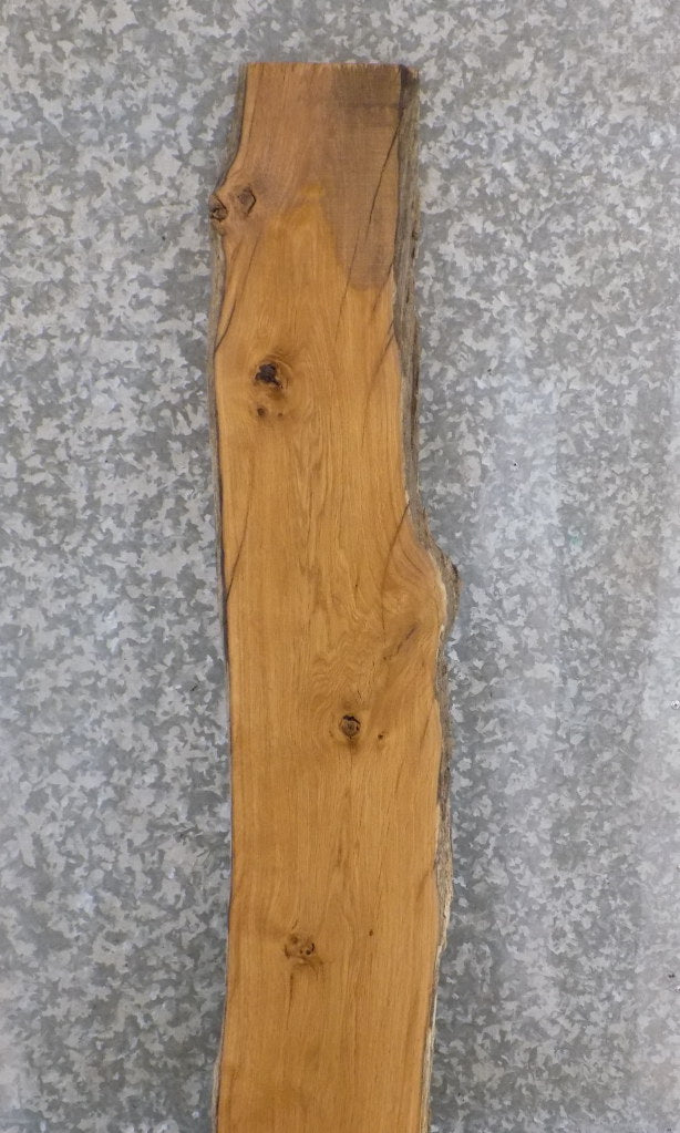 Natural Edge Rustic White Oak Sofa Table/Bar Top Wood Slab 39060