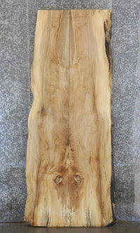 Thumbnail for 2- Spalted Maple Bookmatched Live Edge Kitchen Table Top Slabs 39065-39066