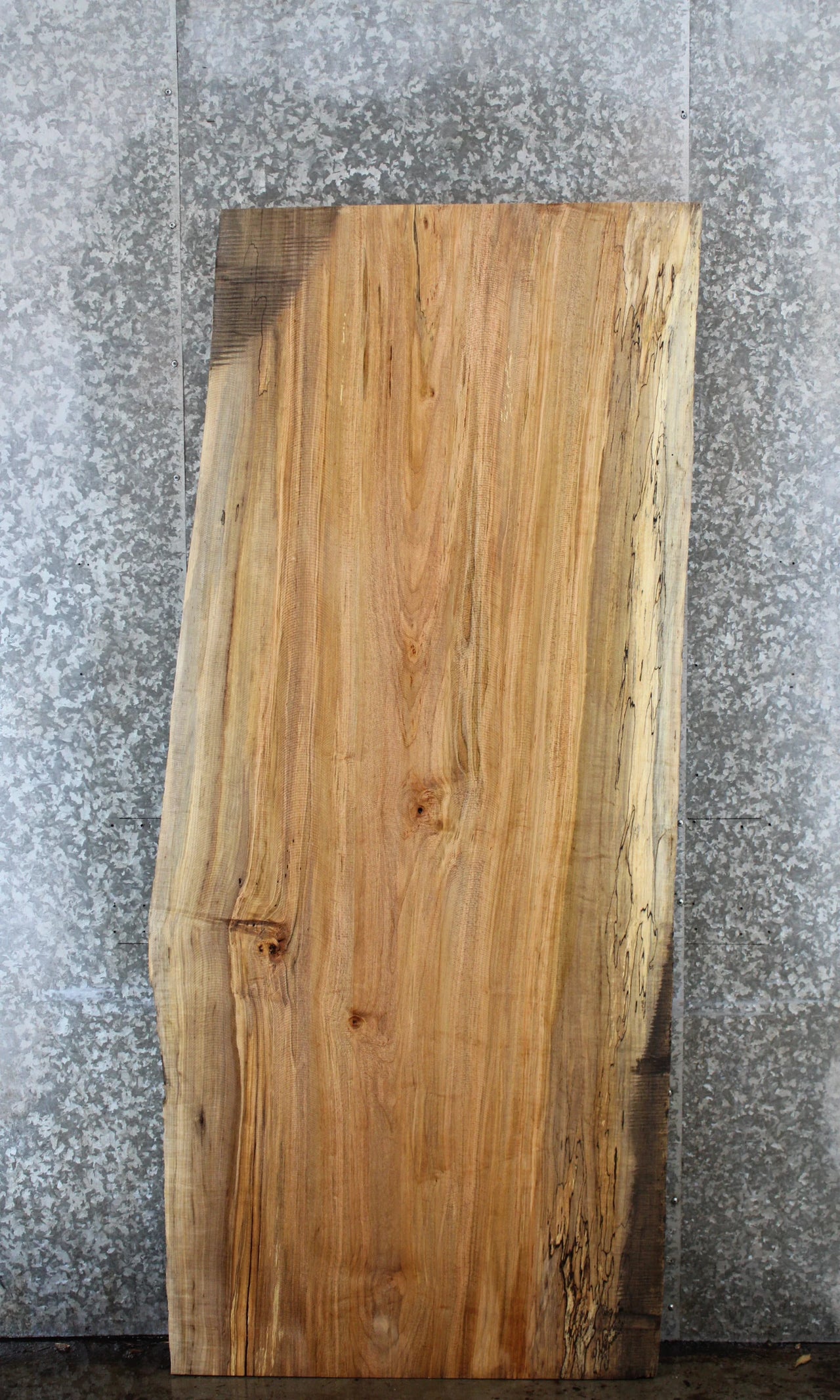 Live Edge Maple Dining Table Top Slab, Solid Wood 39070