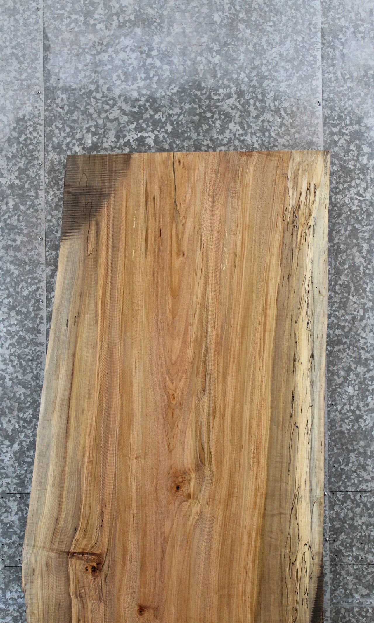 Live Edge Maple Dining Table Top Slab, Solid Wood 39070