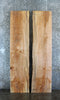Thumbnail for 2- Spalted Maple Live Edge Book Match Bar Top/Dining Table Slabs 39075