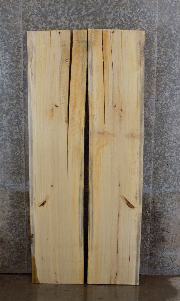 2- Live Edge Rustic Cottonwood Bar/Table Top Slabs CLOSEOUT 39077-39078