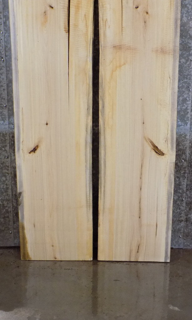 2- Live Edge Rustic Cottonwood Bar/Table Top Slabs CLOSEOUT 39077-39078