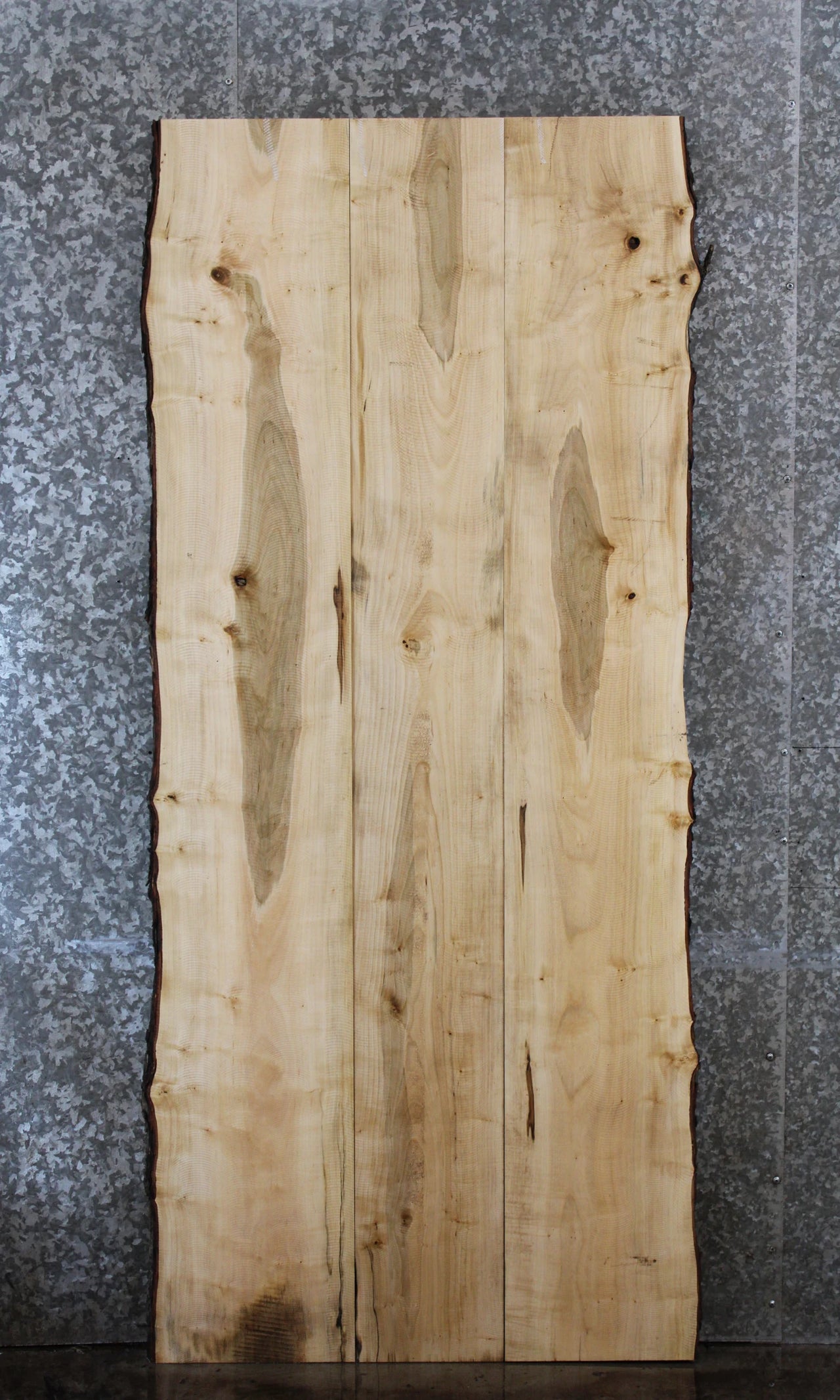 3- Maple Live Edge Dining Table Top Set, Office Desk 39084-39086