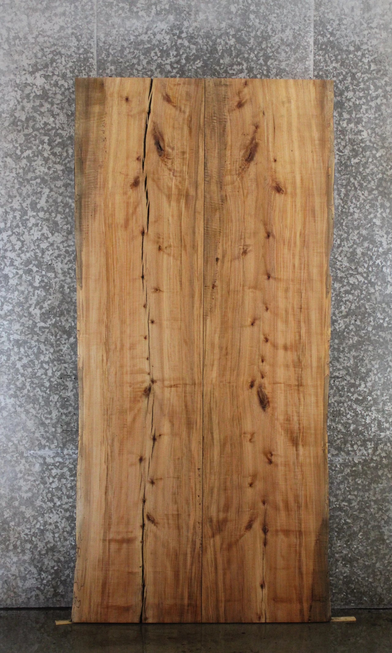 2- Spalted Maple Live Edge Book Match Dining Table/Bar Top Slabs 39089