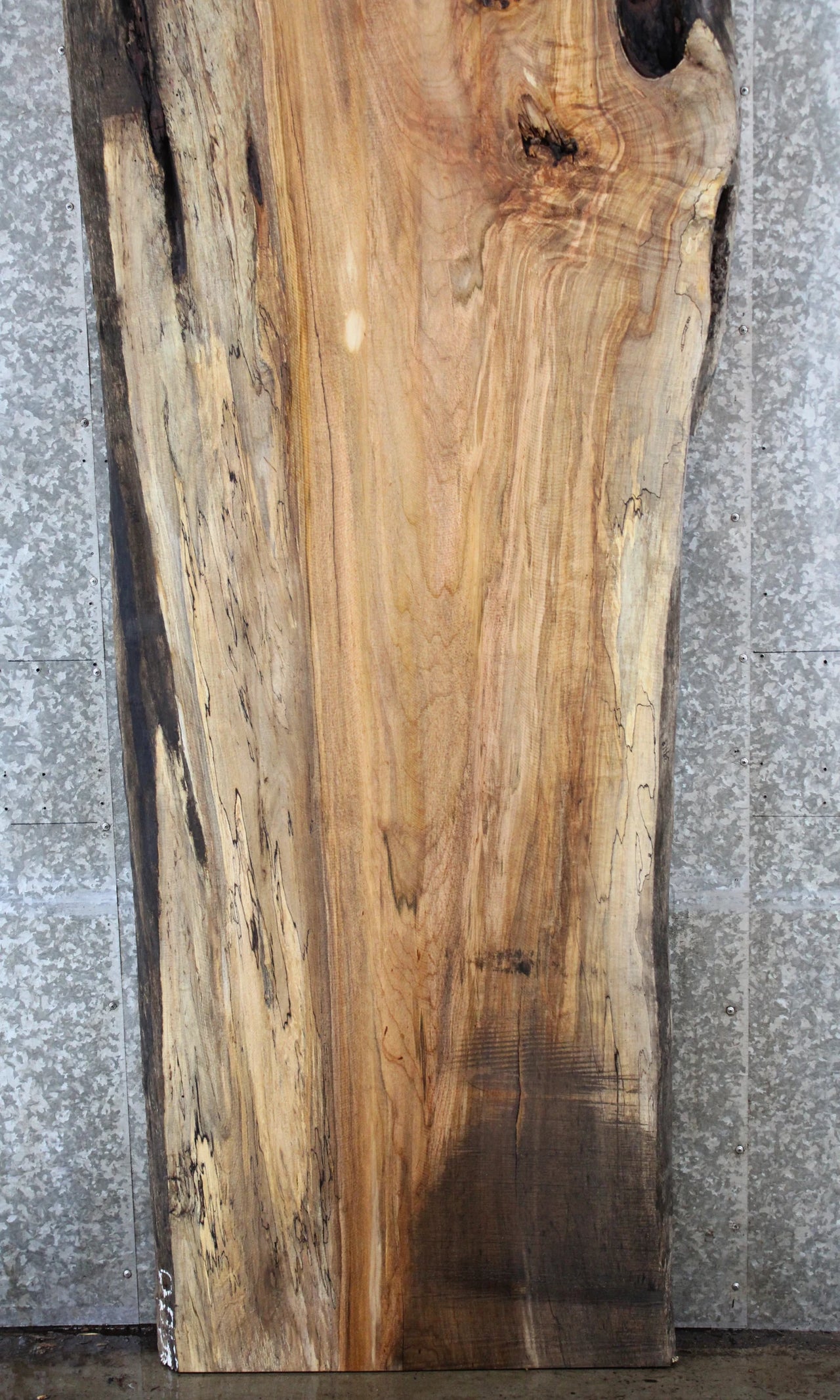 Live Edge Maple Dining Table Top Slab, Solid Wood 39119