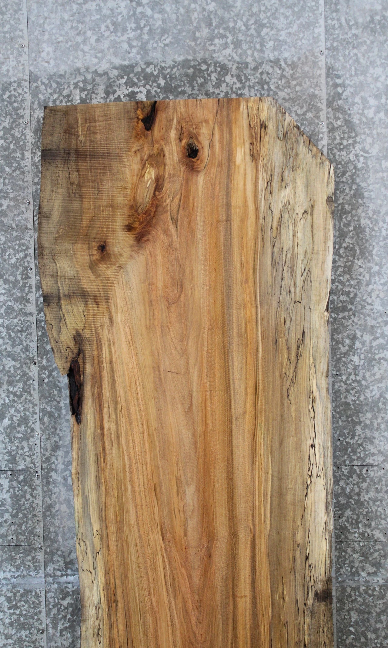 Live Edge Maple Dining Table Top Slab, Solid Wood 39119