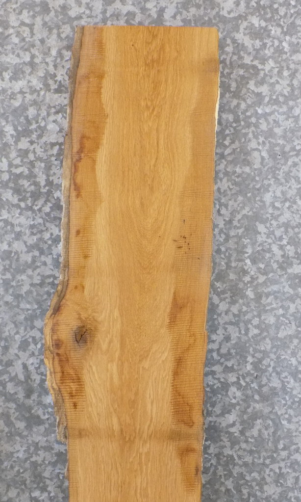 Natural Edge White Oak Sofa/Accent Table Top Slab CLOSEOUT 39123