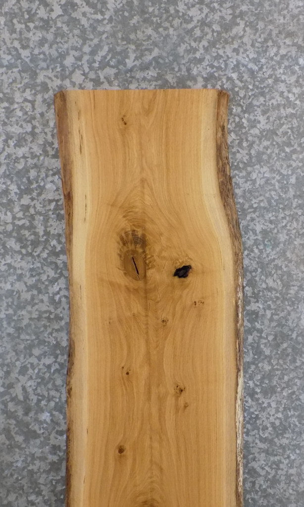 White Oak Rustic Natural Edge Kitchen Table Top Slab 39124