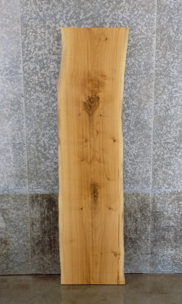 White Oak Rustic Natural Edge Kitchen Table Top Slab 39124