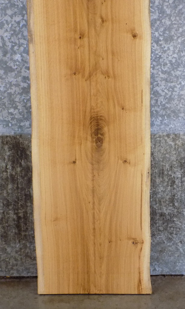 White Oak Rustic Natural Edge Kitchen Table Top Slab 39124