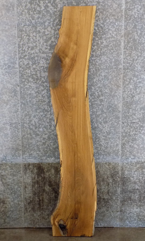 White Oak Natural Edge Bar/Sofa Table Top Slab CLOSEOUT 39125