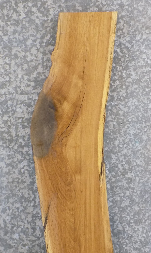 White Oak Natural Edge Bar/Sofa Table Top Slab CLOSEOUT 39125