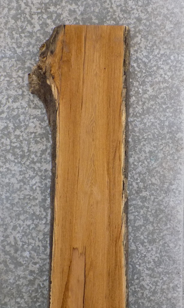 Natural Edge White Oak Salvaged Bar Table Top Slab CLOSEOUT 39131