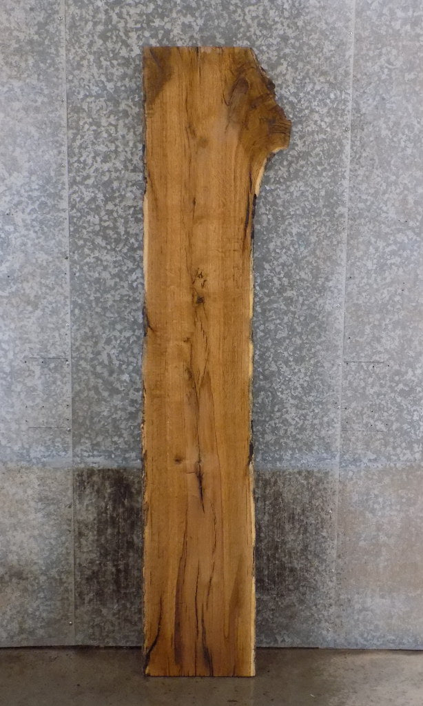 Natural Edge White Oak Salvaged Bar Table Top Slab CLOSEOUT 39131