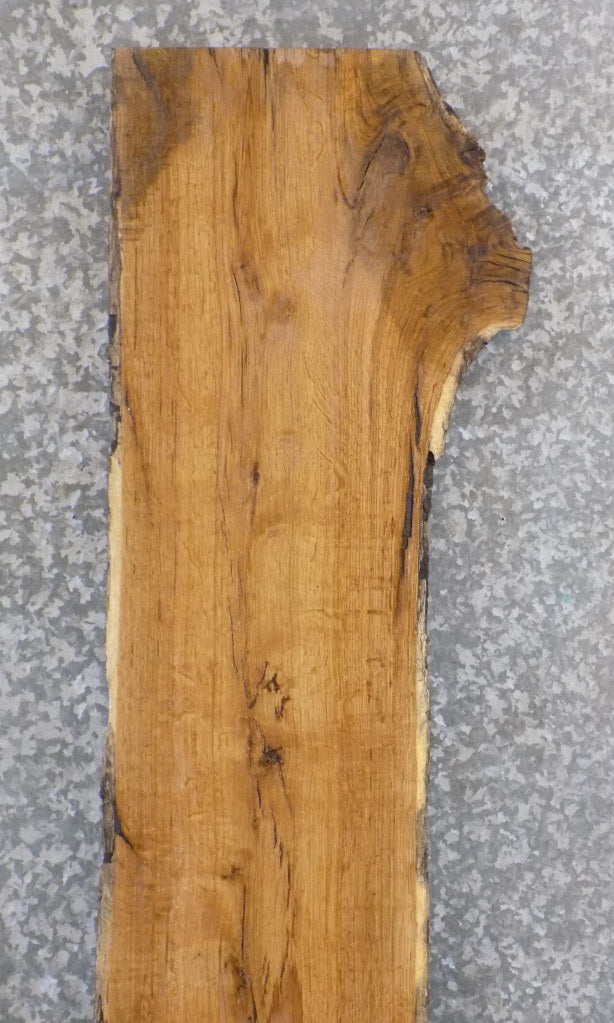 Natural Edge White Oak Salvaged Bar Table Top Slab CLOSEOUT 39131