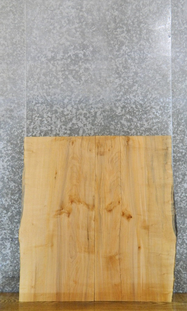 2- Live Edge Spalted Maple Bookmatched Desk/Table Slabs CLOSEOUT 39140-39141
